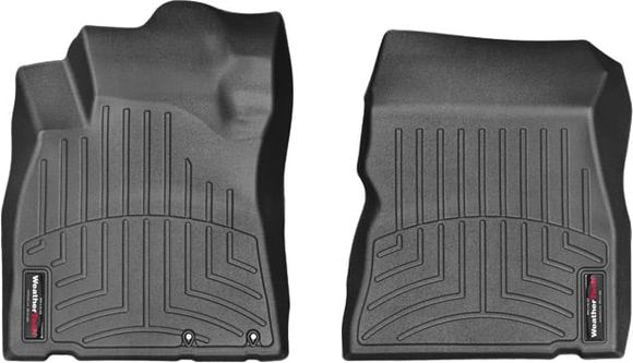 Коврики Weathertech Black для Nissan Note (E12) 2012-2015 / Almera (N17) 2011-2015 (рычаг багажника не со стороны пола водителя)(1 ряд)
