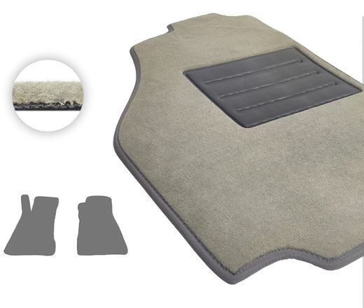 Текстильні килимки Pro-Eco Beige для Smart Roadster (mkI) 2003-2006