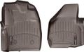 Коврики Weathertech Choco для Ford Super Duty (mkIII) 2012-2016 (Regular Cab)(АКПП)(без рычага 4x4)(с пластиком под левую ногу)(раздельный)(1 ряд) - Фото 1