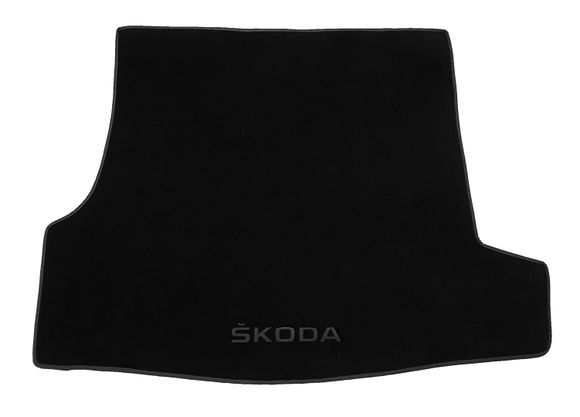 Двухслойные коврики Sotra Premium Graphite для Skoda Superb (mkI)(B5)(багажник) 2001-2008