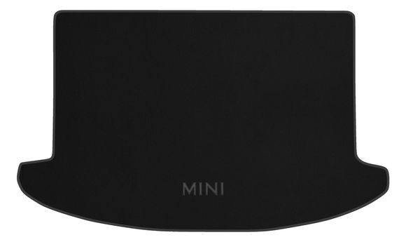 Двухслойные коврики Sotra Classic Black для Mini Countryman (mkII)(F60)(без сетки слева)(багажник) 2017-2023