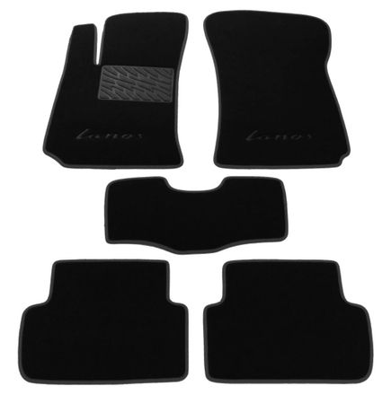 Двухслойные коврики Sotra Premium Graphite для Daewoo Lanos (mkI) 1997-2017