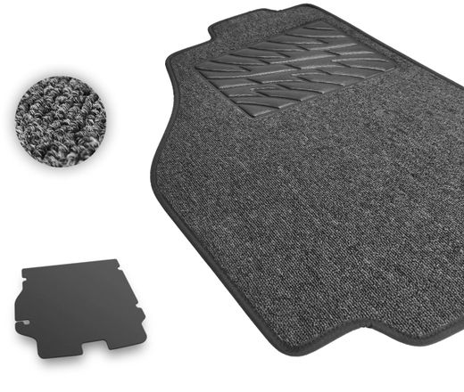 Текстильные коврики Pro-Eco Graphite для Land Rover Range Rover Sport (mkI)(L320)(с вырезами под сетку)(багажник) 2005-2013