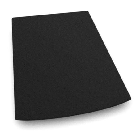 Двухслойные коврики Sotra Premium Black для Volkswagen ID.6 (mkI)(сложенный 3 ряд)(багажник) 2020→