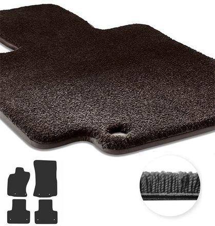 Двухслойные коврики Sotra Magnum Black для Jaguar XJ (X351)(полный привод) 2010-2019