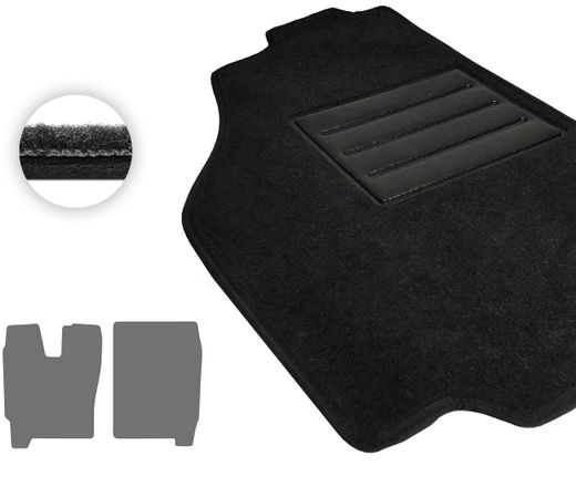 Текстильные коврики Pro-Eco Black для Iveco EuroCargo (mkII-mkIV) 2002→ (тип 160)