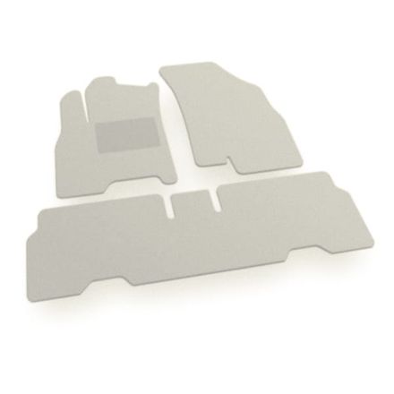 Двухслойные коврики Sotra Premium White для Chery Tiggo 8 (mkI)(1-2 ряд) 2018→