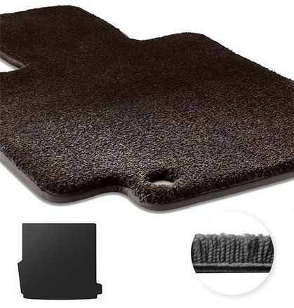 Двухслойные коврики Sotra Magnum Black для Mercedes-Benz E-Class (S213)(универсал)(багажник) 2016-2023