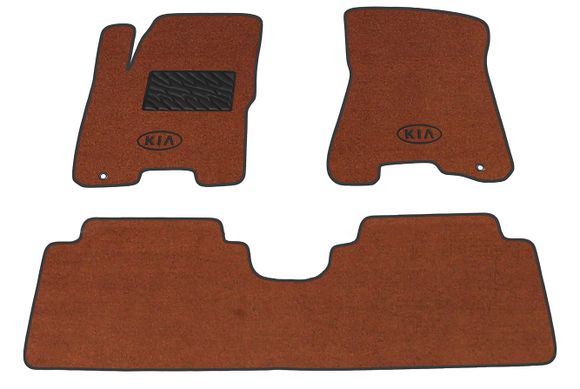 Двухслойные коврики Sotra Premium Terracot для Kia Sportage (mkII) 2004-2010