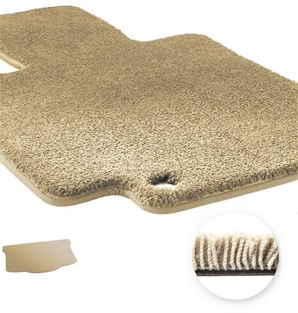 Двухслойные коврики Sotra Magnum Beige для Jac J2 (mkI)(багажник) 2010-2016