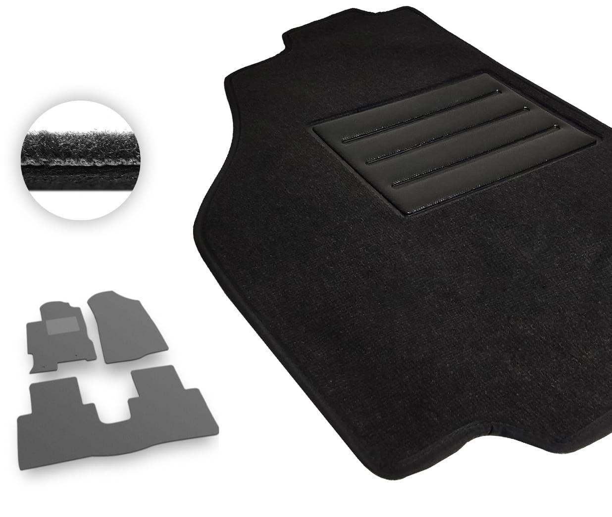 Текстильные коврики Pro-Eco Black для Acura RDX (mkI) 2006-2012 - Фото 1