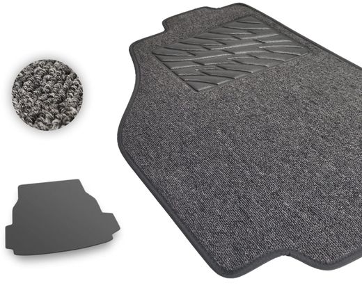 Текстильные коврики Pro-Eco Graphite для Mercedes-Benz C-Class (S203)(универсал)(багажник) 2000-2006