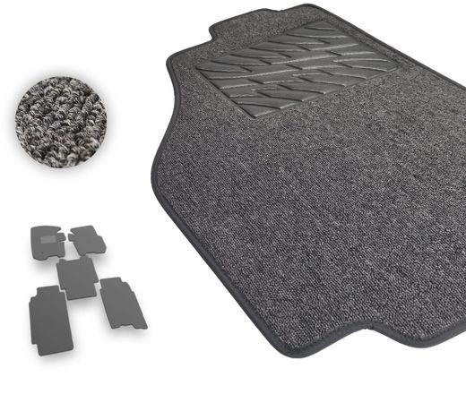 Текстильные коврики Pro-Eco Graphite для Ford F-150 (mkXI)(с коробкой на консоле) 2004-2008