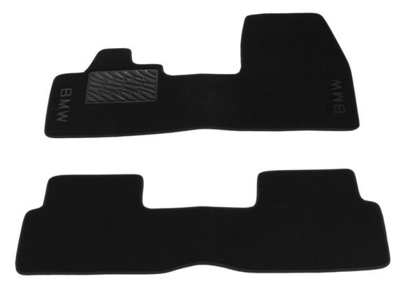 Двухслойные коврики Sotra Premium Black для BMW i3 (I01) 2013-2022