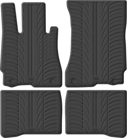 Резиновые коврики Gledring для Mercedes-Benz S-Class (W221) 2005-2013