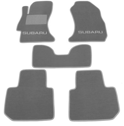 Двухслойные коврики Sotra Premium Grey для Subaru XV (mkI) 2012-2017 / Levorg (mkI) 2014-2020