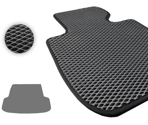 Eva коврики Pro-Eco Black для Subaru Legacy (mkIV)(универсал) / Outback (mkIII)(багажник) 2003-2009