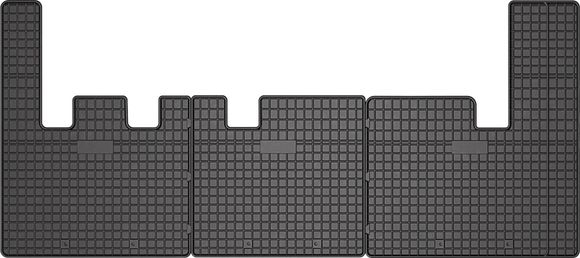 Резиновые коврики Frogum El Toro для Ford Tourneo Courier (mkI) 2014-2023 / Custom (mkI) 2012-2023 (2 ряд)