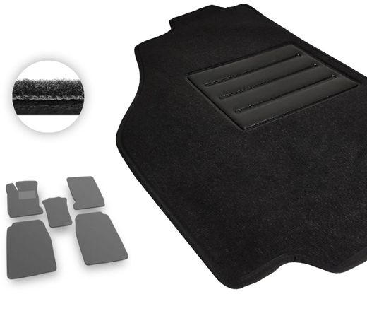 Текстильные коврики Pro-Eco Black для Hyundai Equus (mkI) / Centennial (mkI) 2004-2009