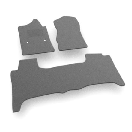 Двухслойные коврики Sotra Premium Grey для Chevrolet Silverado (mkIII)(Crew Cab)(без рычага 4x4)(с короткой консолью)(не закрывает под 2 рядом) 2014-2019