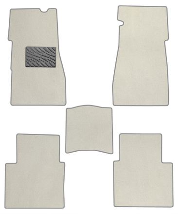 Двухслойные коврики Sotra Premium White для Москвич (2140) 1976-1988