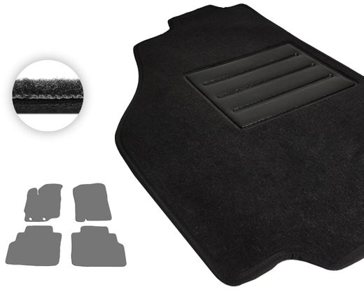 Текстильные коврики Pro-Eco Black для Toyota Yaris (mkIII) 2010-2020