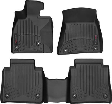 Коврики Weathertech Black для Lexus LS (mkV) 2018→ (полный привод)