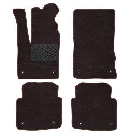 Двухслойные коврики Sotra Premium Chocolate для Jaguar I-Pace (mkI) 2018-2024
