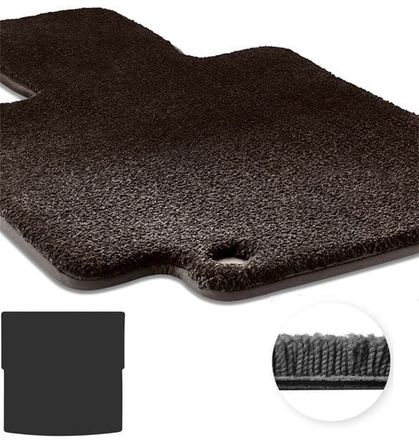 Двухслойные коврики Sotra Magnum Black для Skoda Kodiaq (mkII)(верхний уровень)(багажник) 2023→