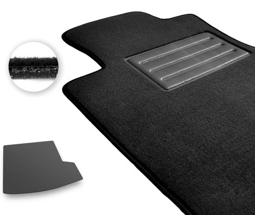 Текстильные коврики Pro-Eco Dark Grey для BMW 3-series (G20)(седан)(гибрид)(багажник) 2018-2026