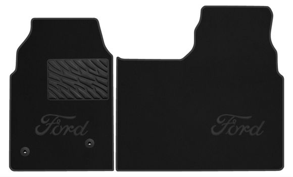 Двухслойные коврики Sotra Premium Graphite для Ford Tourneo Custom (mkII)(1 ряд - 1+1)(1 ряд) 2023→ (МКПП)