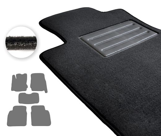 Текстильные коврики Pro-Eco Dark Grey для Nissan Note (mkI)(E11) 2004-2013