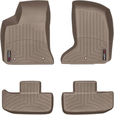 Коврики Weathertech Beige для Dodge Challenger (mkIII) 2017-2023 (полный привод)