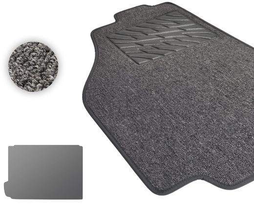 Текстильные коврики Pro-Eco Graphite для Citroen C4 Picasso (mkII)(Grand)(5 или 7 мест)(багажник) 2013-2022